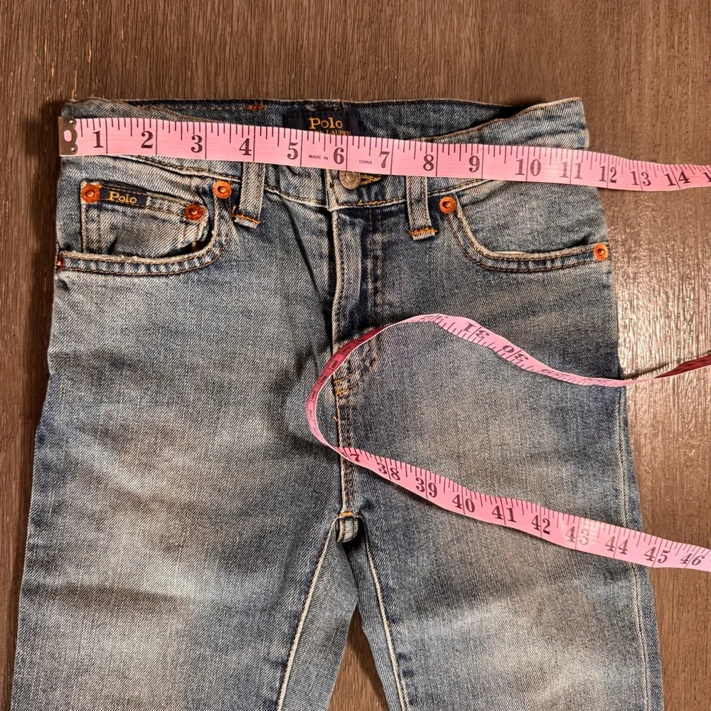 Vintage Ralph Lauren Kids Denim Straight Leg Jeans Pants 6